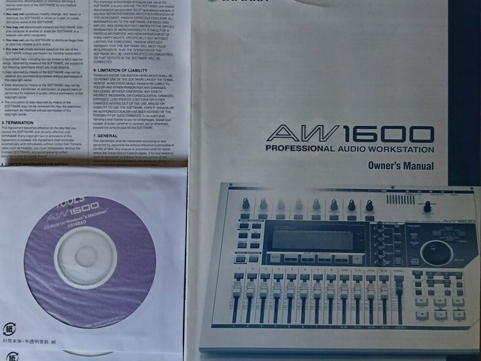 Yamaha AW1600 Audio Workstation - Price Drop