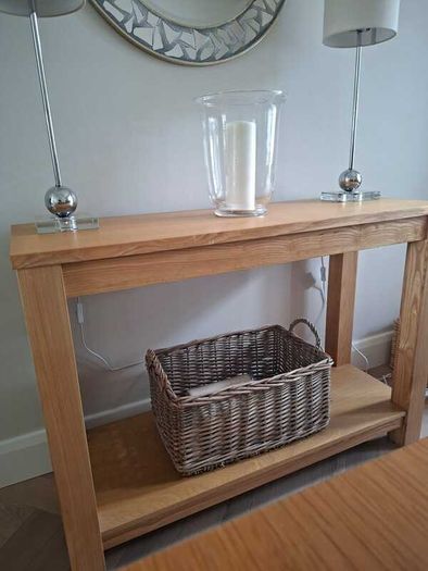Oak Dining Table(extending) and Chair Set and Sideboard