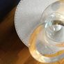 RCR Crystal Carafe  + Wine Decanter  /  Tilted Glass Pitcher Image 9