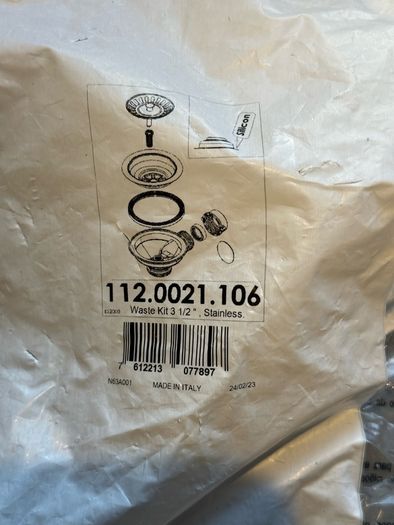 Genuine FRANKE waste kit