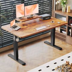 New & Unopened Electric Standing Desk With Monitor Stand & Memory Smart Pannel