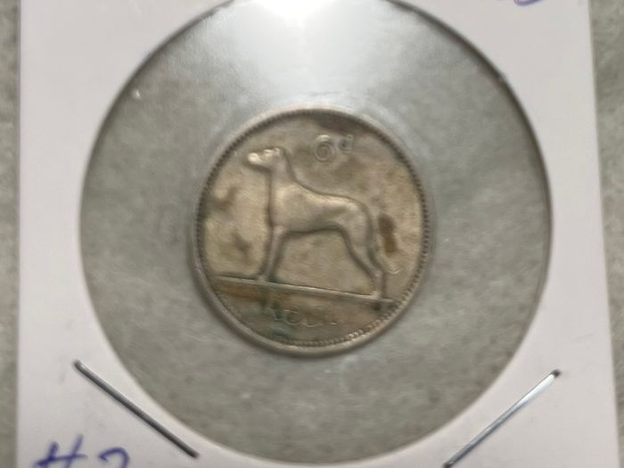 Irish Sixpence 1968