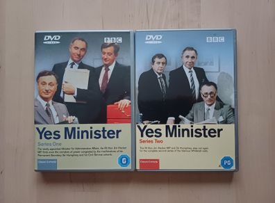 Yes Minister BBC Classic Comedy DVD Series 1 & 2