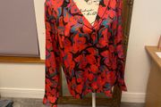 Top Shop Floral Blouse