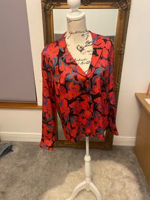 Top Shop Floral Blouse