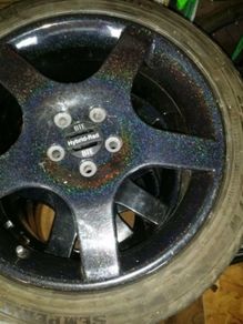 Audi alloys with tyres