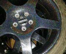 Audi alloys with tyres