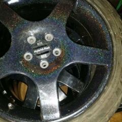 Audi alloys with tyres