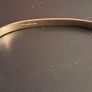 Vintage Gold Plated 2 Coloured 4 Stone Bangle With Safety Chain - Open To Offers!! Image 10