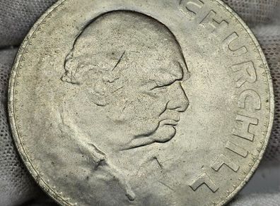 Great Britain 1965 Churchill Commemorative Crown in Williams Deacons Bank Holder