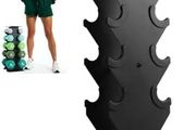 Dumbbell Rack Heavy Duty Steel, 3-Tier/ 5-Tier/ 6-Tier Weights Storage Dumbbell Stand, Dumbbell Tree Stand Weights Holder for Home Gym