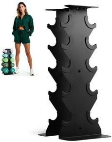 Dumbbell Rack Heavy Duty Steel, 3-Tier/ 5-Tier/ 6-Tier Weights Storage Dumbbell Stand, Dumbbell Tree Stand Weights Holder for Home Gym