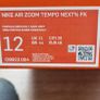 NIKE Air Zoom Tempo NEXT % Flyknit UK 11 Image 4
