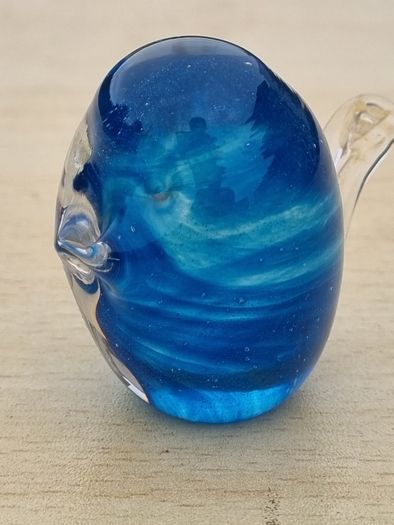 Mdina art glass small bird figurine