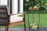 NEW SALE | 2 Tier Metal Plant Stands for Flower Pot, Tall Plant stand for Outdor Indoor Plant, Plant Pot Holder Plant Table for Garden Patio, 69x32cm, Black