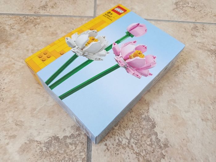 LEGO 2023 Lotus Flowers - Botanicals - Pink/White Flowers 220 pcs 1:1 40647 New