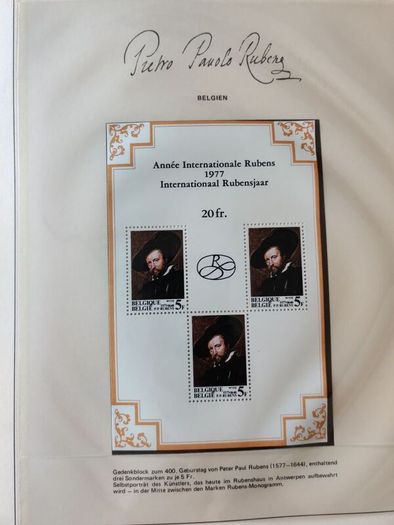 Paul Rubens 55 Pages Stamps Album World Collection