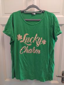 paddys day tee size 18 used once