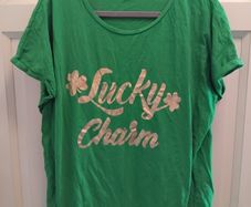 paddys day tee size 18 used once