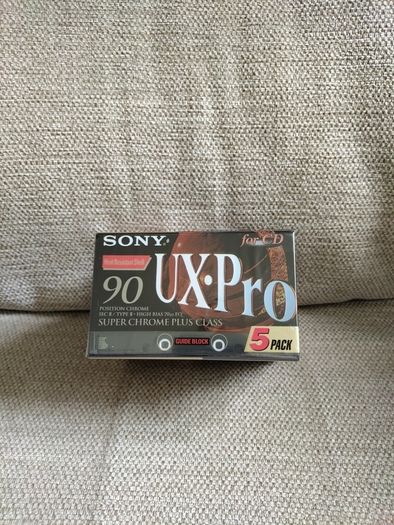 Sony UX-Pro 90 Type 2 sealed pack of 5 five blank cassette tapes