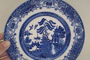 Antique Blue Willow Side Plate 1850 to 1890