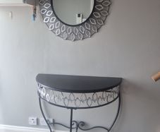 mirror & table + photo