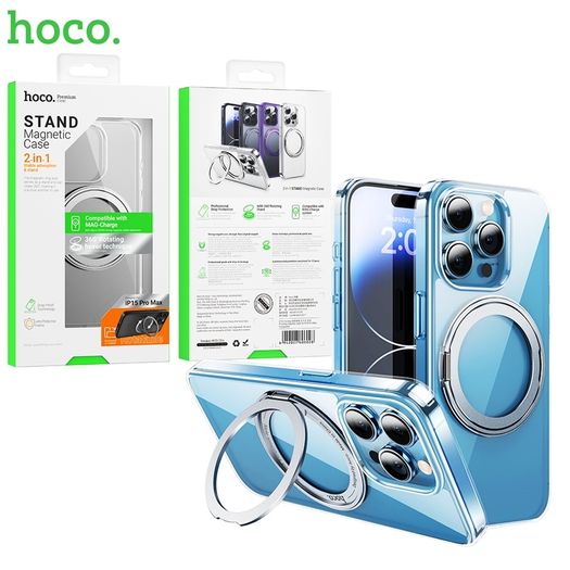 Iphone 15 Series 2 in1 Stand Magnetic Magsafe Case