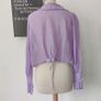 Antique vintage 1920s 1930s sheer cotton gauze hand embroidered folk boho blouse S bohemian rare Image 3