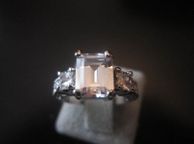 main image for ad Princess Cut 18ct White Gold Filled Ring