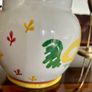 Laura Ashley Hens Ceramic Water or Milk Jug Spongeware Design 1995 Image 5