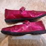 Size UK 1 / EU 33 Pablosky raspberry pink patent leather Mary Jane classic dressy shoes. Image 3