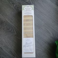 wedding jenga blocks