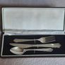Mid-Century Vintage Children's Cutlery Set EPNS A1 Sheffield England  Original Presentation Box Image 5