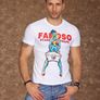 man t shirt size s sm with print Image 3