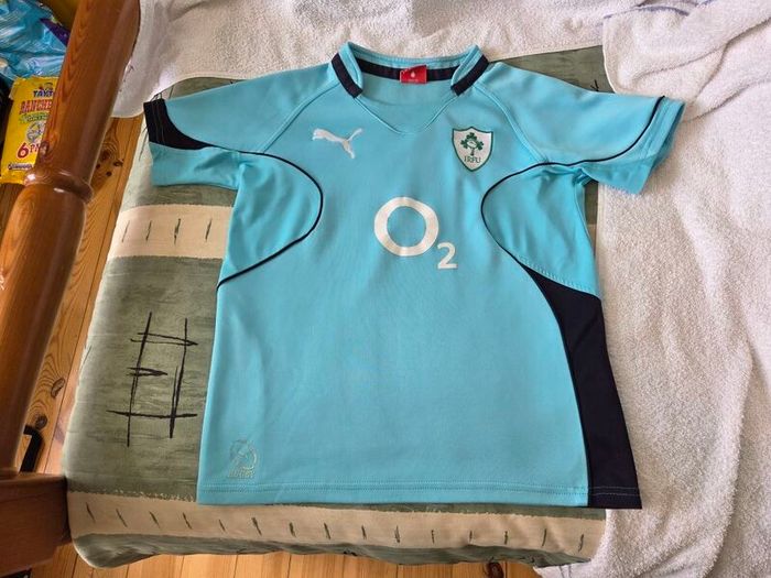 Ireland Rugby Union Away Pro Jersey 2010 to 2011 Children 11 to 12 Years Old Puma