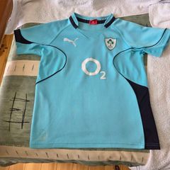 Ireland Rugby Union Away Pro Jersey 2010 to 2011 Children 11 to 12 Years Old Puma