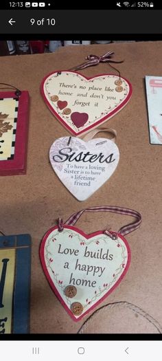 Wall wooden plaques