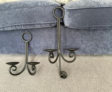 Wrought Iron Candle Holders( 4 pieces )