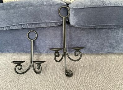 Wrought Iron Candle Holders( 4 pieces )