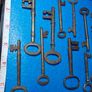 Antique Keys Collection Lot 17 Keys Image 2
