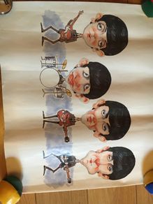 Beatles caricature poster