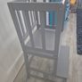 Grey wooden toddler learning tower Image 3