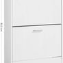 Shoe Cabinet with 2 Compartments - Free Delivery Nationwide Image 2