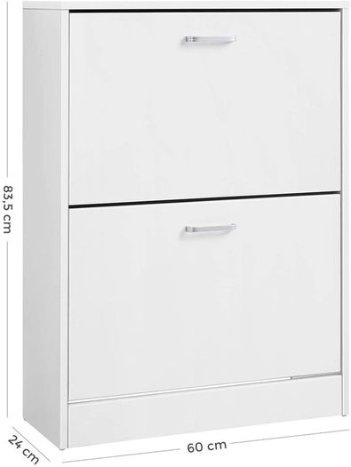 Shoe Cabinet with 2 Compartments - Free Delivery Nationwide
