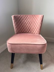 Pale pink chair