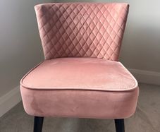 Pale pink chair