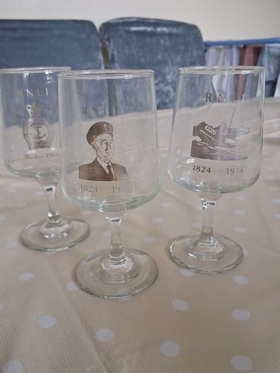 Commerative RNLI Goblets