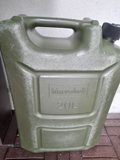 fuel canister in olive green