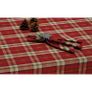 DII Christmas plaid , 4-6 seats  Tablecloth  for Holiday, Family Gatherings, & Christmas Dinner, 100% Cotton , Campfire style  132.1cm (L) x 132.1cm (W ) (52 x 52 in) Image 4