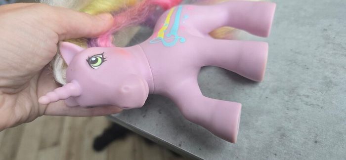 Streaky Rainbow Rider  Rainbow Curl Ponies MLP G1 My Little Pony
